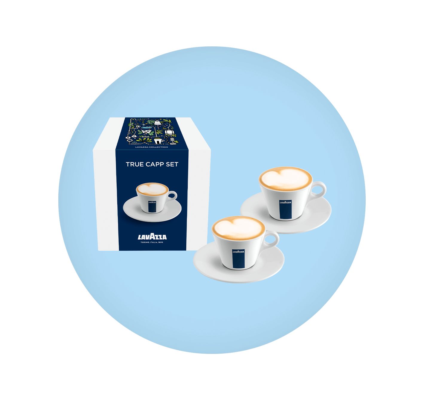 True Capp Cups & Saucers (Set of two)