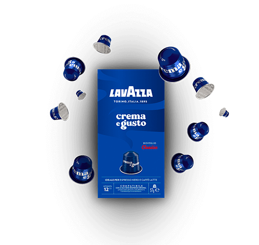 Crema e Gusto Coffee Capsules Compatible with Nespresso Machines Lavazza