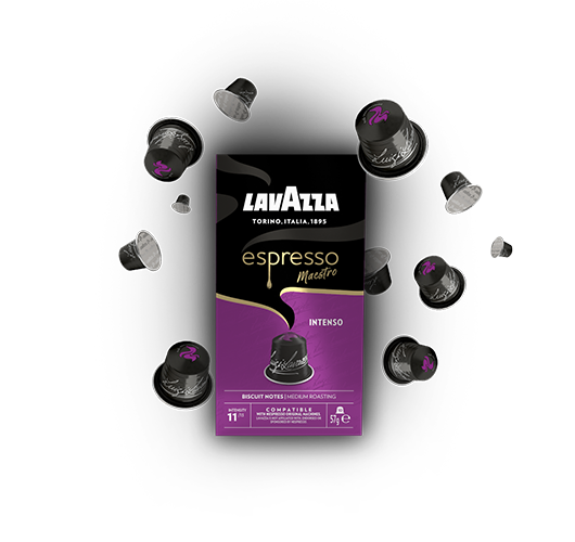 Espresso Maestro Intenso Compatible Caps Lavazza