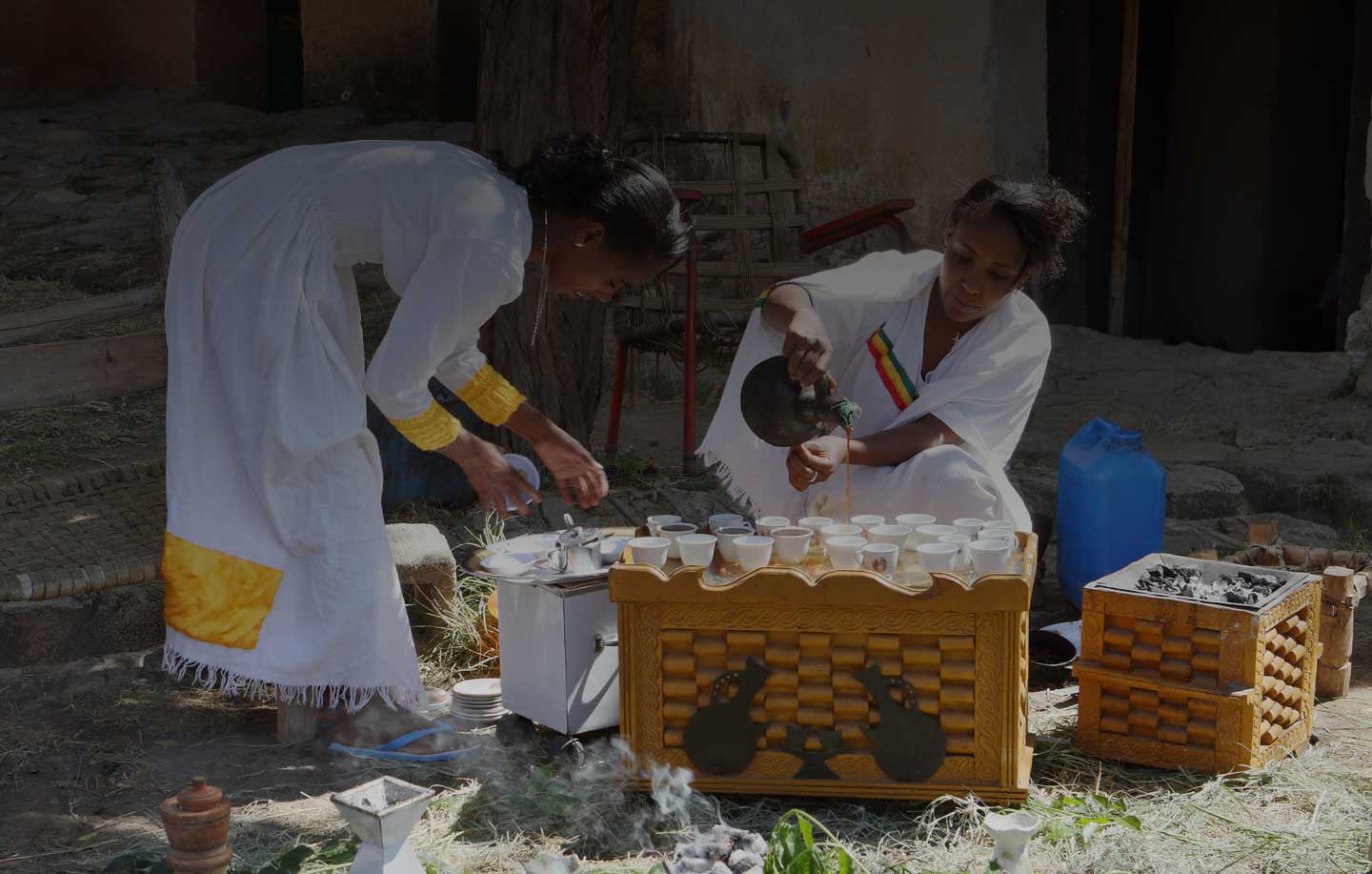 The ceremony of coffee in Eritrea and Ethiopia